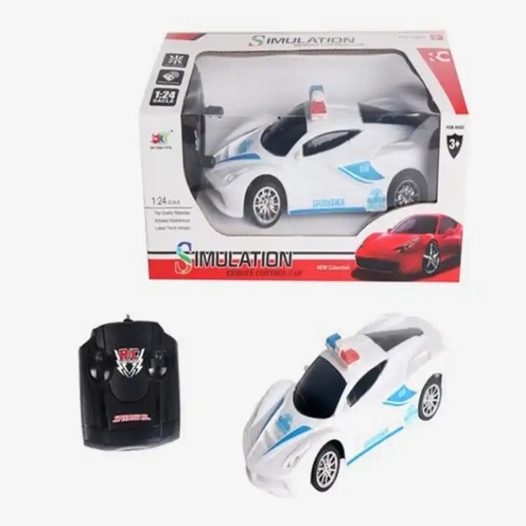 RC Ferrari Police Car: Battery Operated for Kids