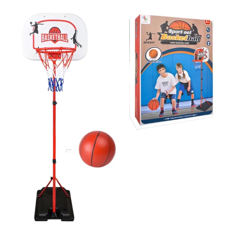 Chengji Metal Body Basketball Set - 7 Feet with Included Ball