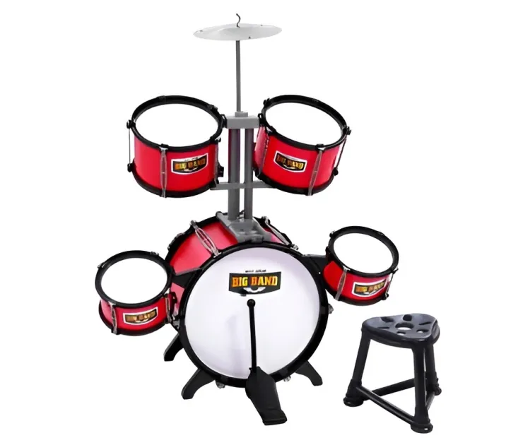 Jazz Drum Set - Professional 5-Piece Playset