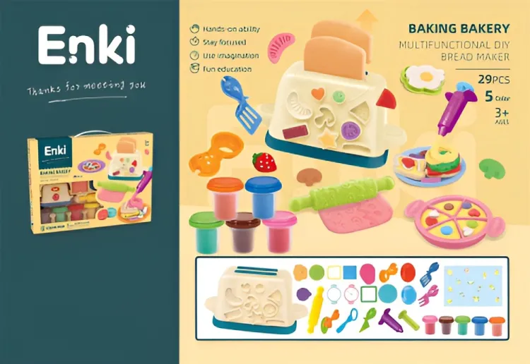 Chengji Toys Baking Bakery Clay Set - Creative Fun for Little Bakers