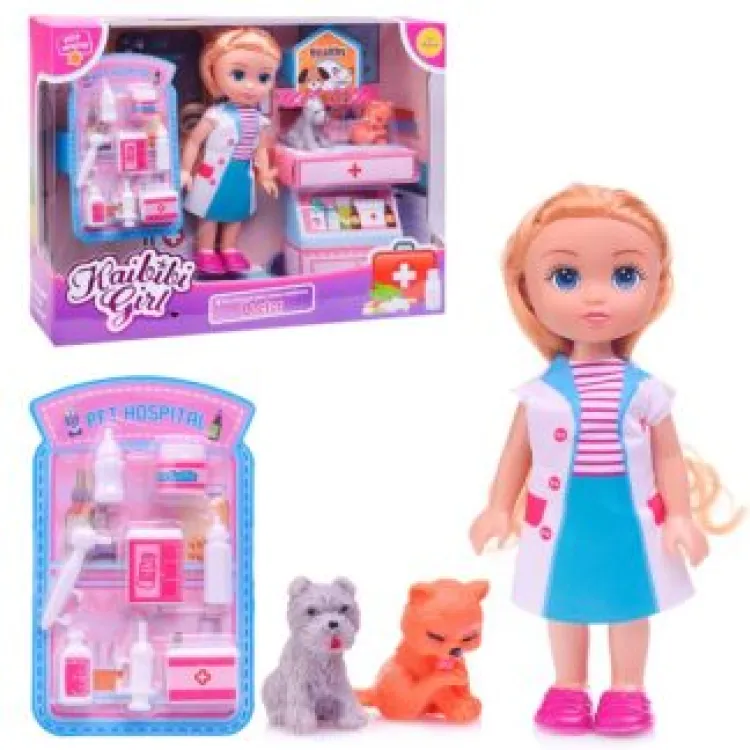 Chengji Doll with Mini Vet Pet Doctor Set