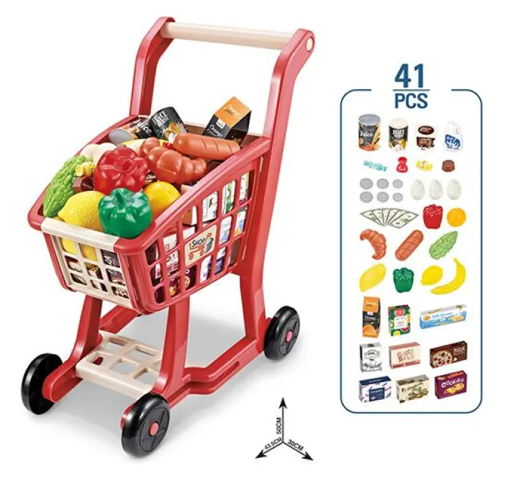 Home Shopping Cart with 41 Pieces