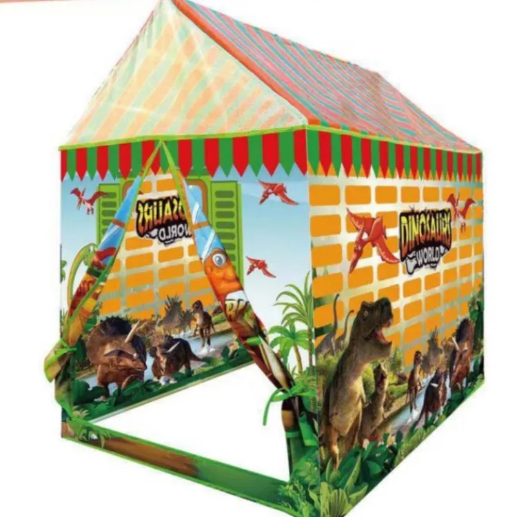 Dinosaur-Themed Baby Tent House for Ages 3-7