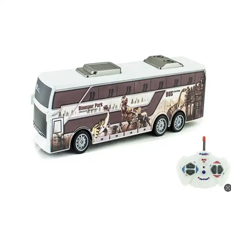 Dinosaur-Themed Remote Control City Bus