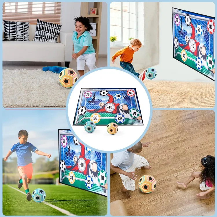 Kids Soccer Ball Game Set: Backyard Fun for Ages 3-10