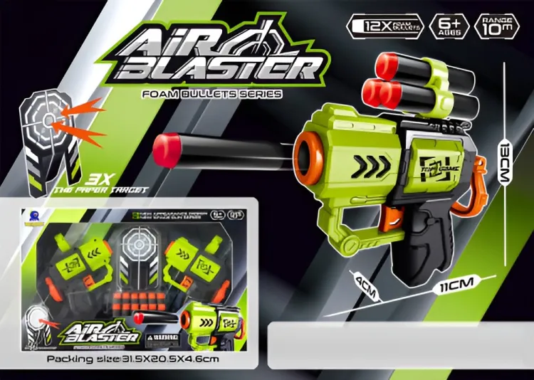 2 In 1  Air Soft Bullet Guns: Double the Fun