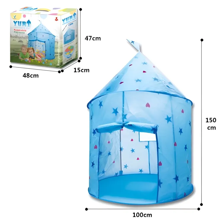 Tent House with 100 Colorful Balls