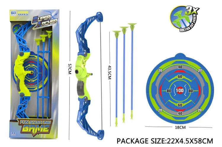 Chengji Toys Archery Set: Bow, Arrow, and Target Shoot Toy
