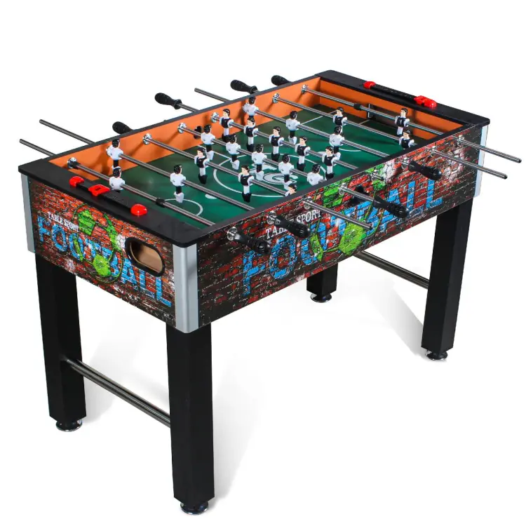 Wooden Foosball Table: Ideal for School and Play Areas