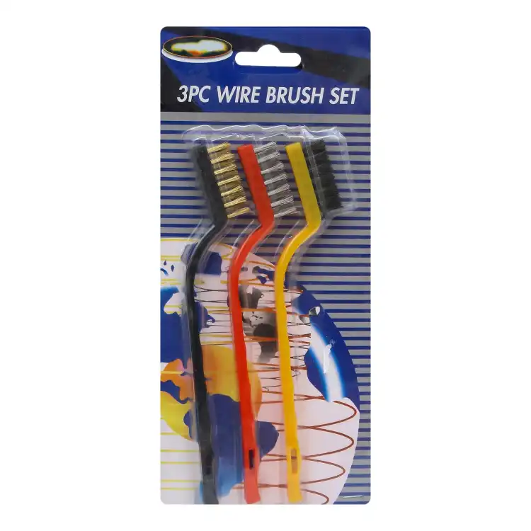 3 PC Mini Wire Brush Cleaning Tool