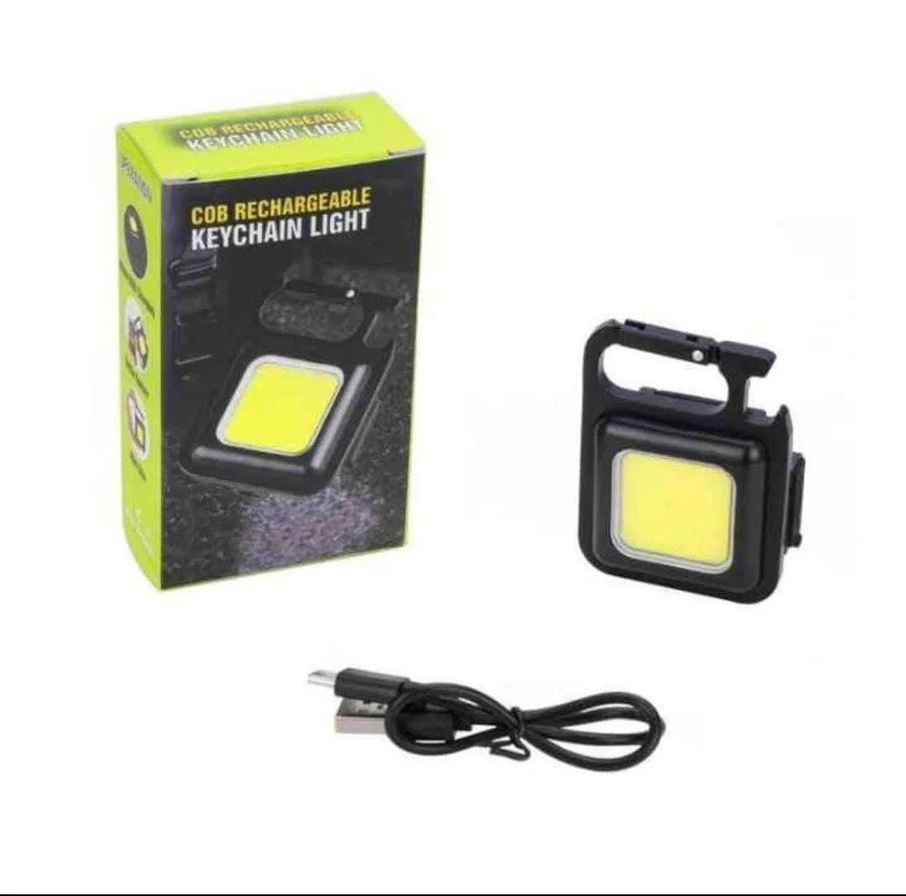 Cob Rechargeable Keychain Light
