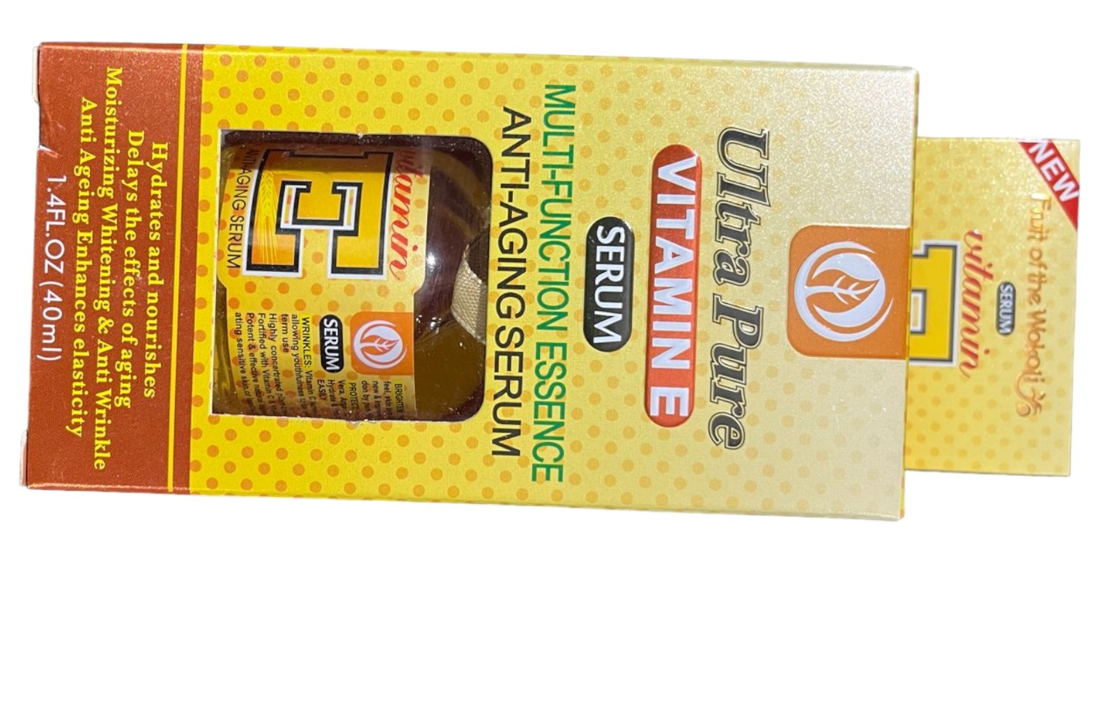 Ultra Pure VITAMIN E SERUM MULTI FUCTION ESSENCE ANTI AGING SERUM  (40 ml)