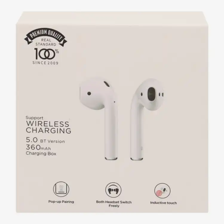Wireless Charging Real Standard Earbuds