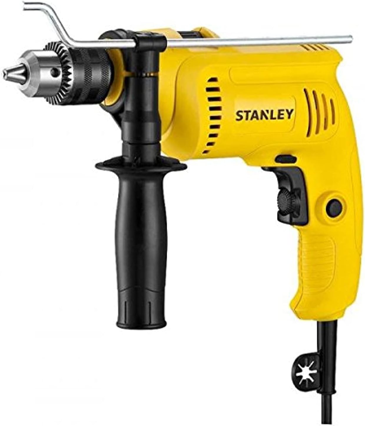Stanley 13MM, Impact Drill for drilling Concreate, Metal, Wood,600W, Metal Chuck with Variable speed Professional Hammer DIY, SDH600-B5,