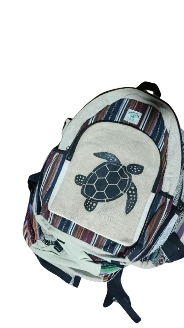 Himalayan Hemp Bag-20, Turtle Printed