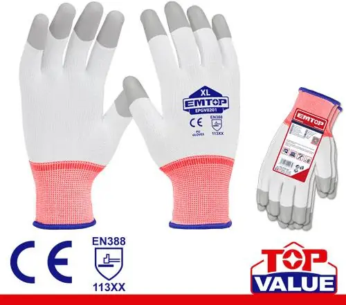 Emtop PU Coated gloves(EPGV0201)