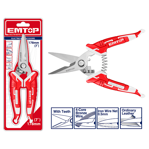 EMTOP ELECTRICIAN'S SCISSORS ECCT018701