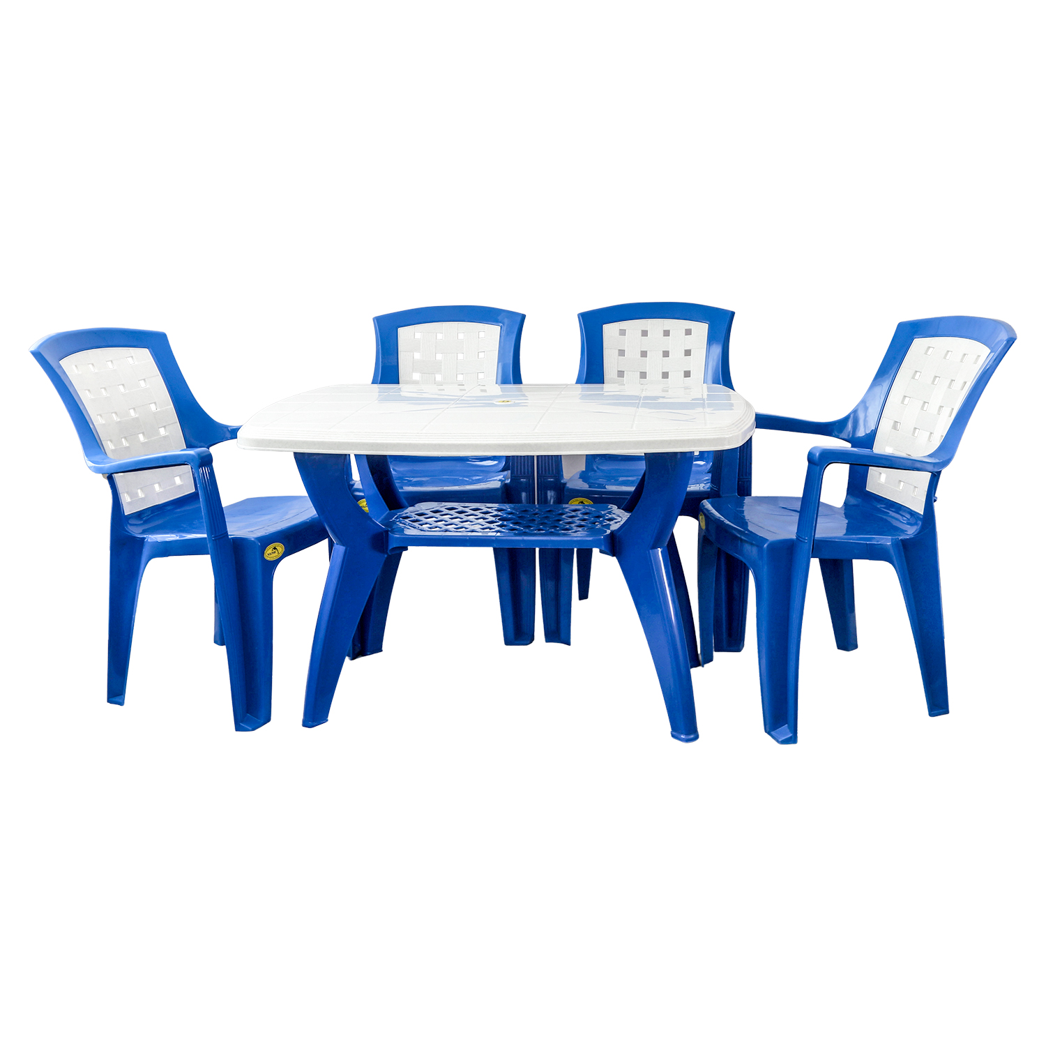 Dolphin Super Deluxe Plastic Dinning  Table Set