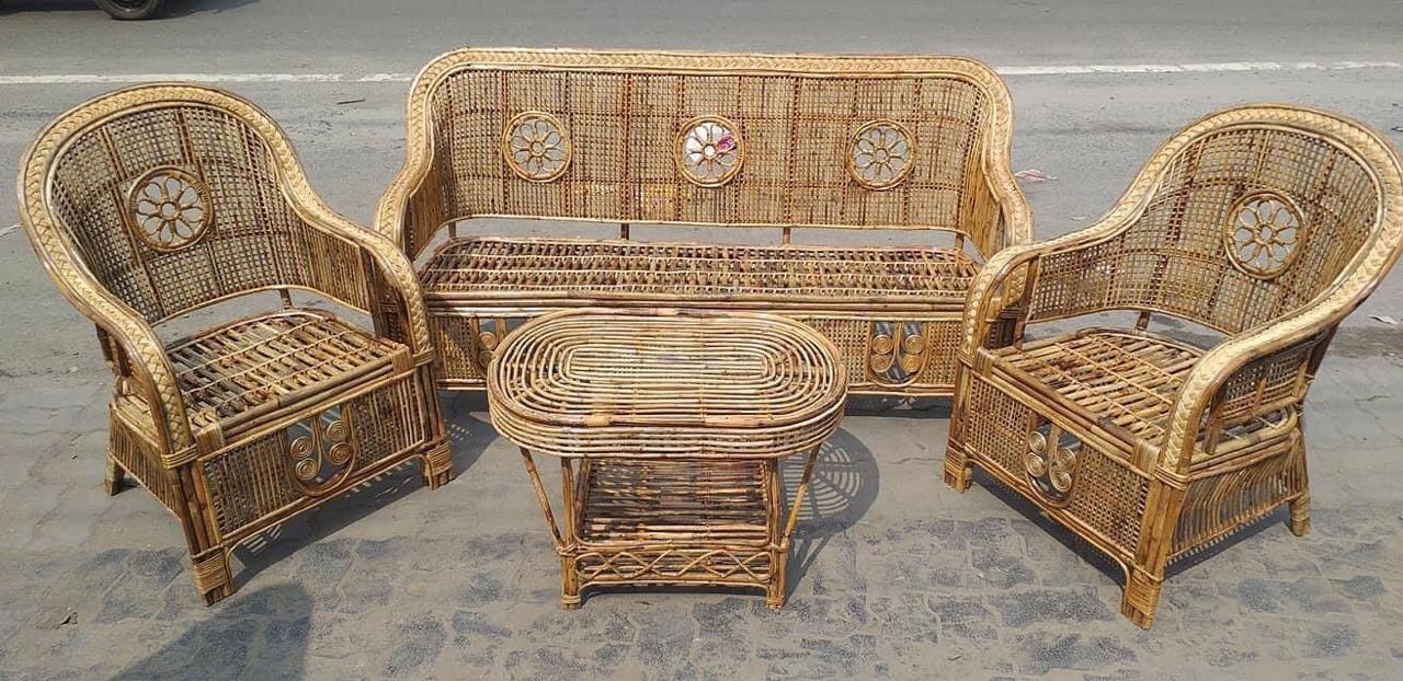 Cane Five Setters Sofa Sets