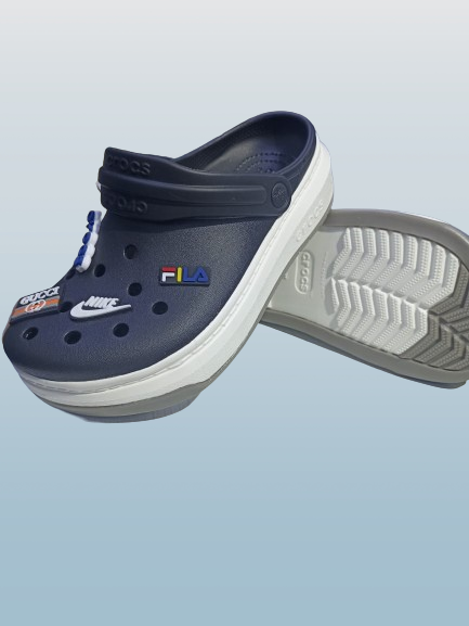 High Quality Dark Blue Crogs Slippers