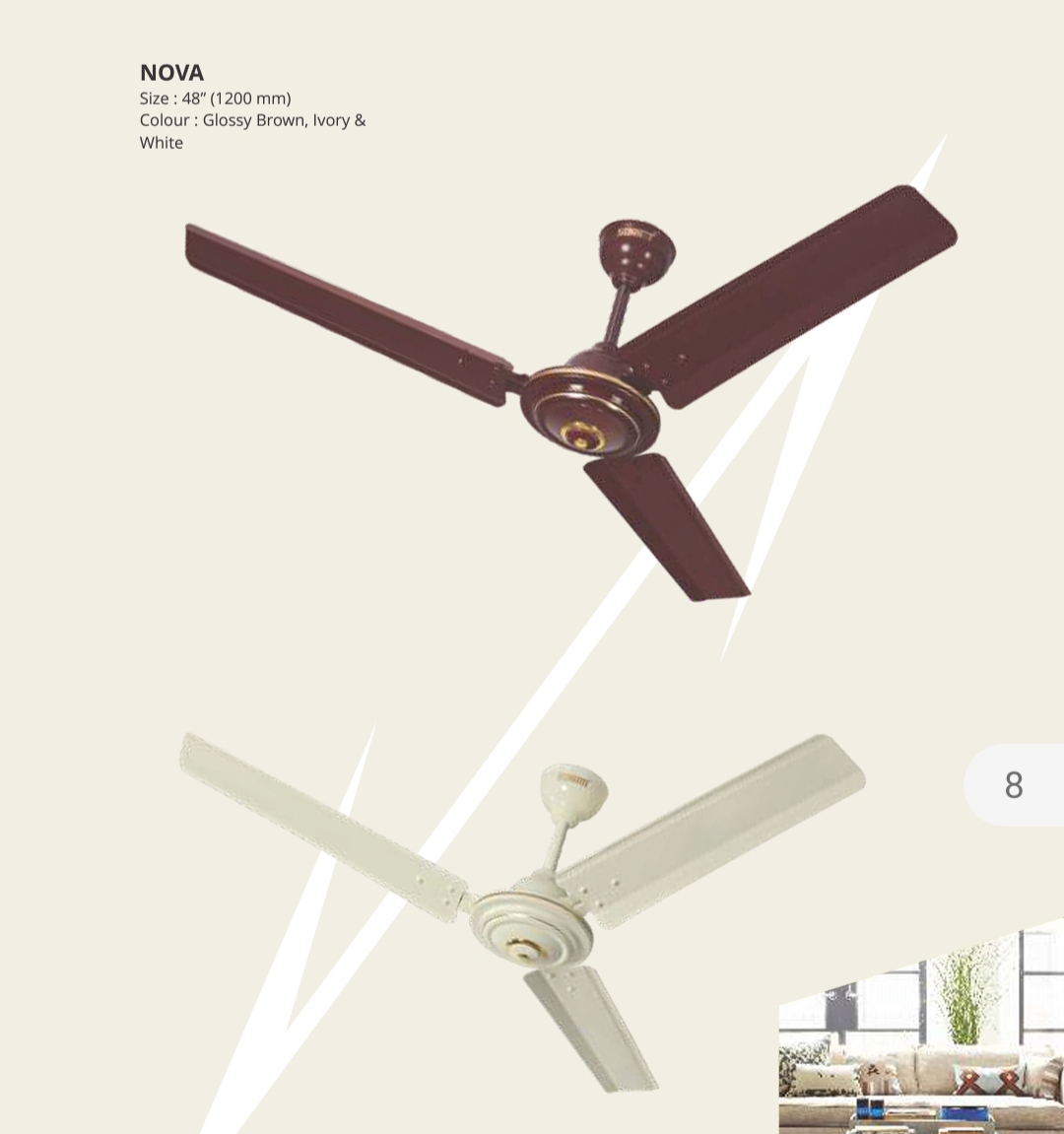 Celling Fan 48" Nova