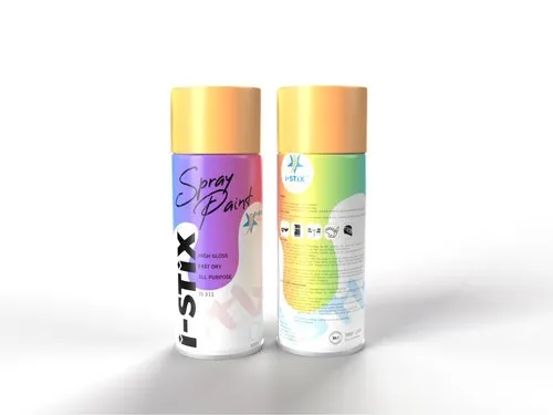 I- Stix Bright Gold Chrome Effect Spray Paint