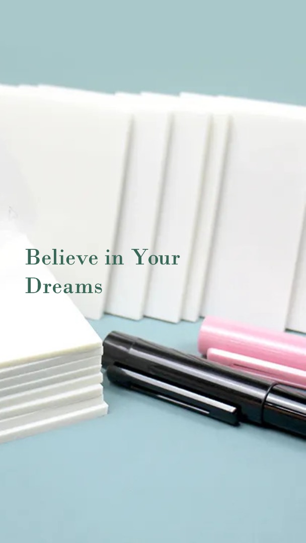 Transparent Sticky notes.