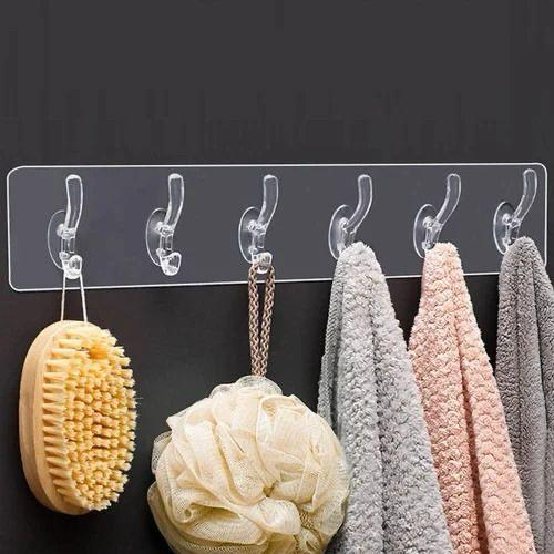 Self-Adhesive Molding Wall Strong Hooks For Bathroom Kitchen Organize