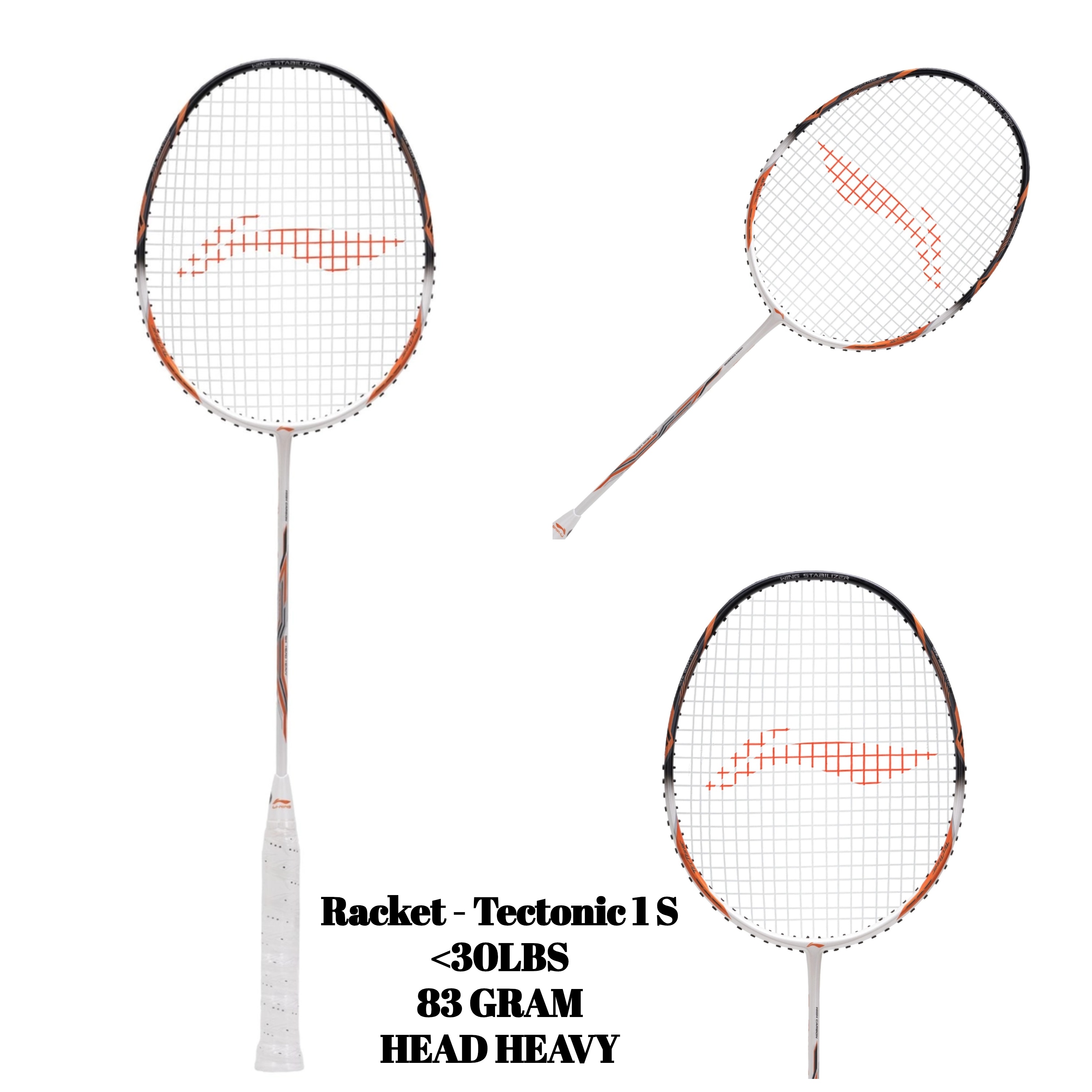 Racket - Tectonic 1 S (White/Black/Copper)