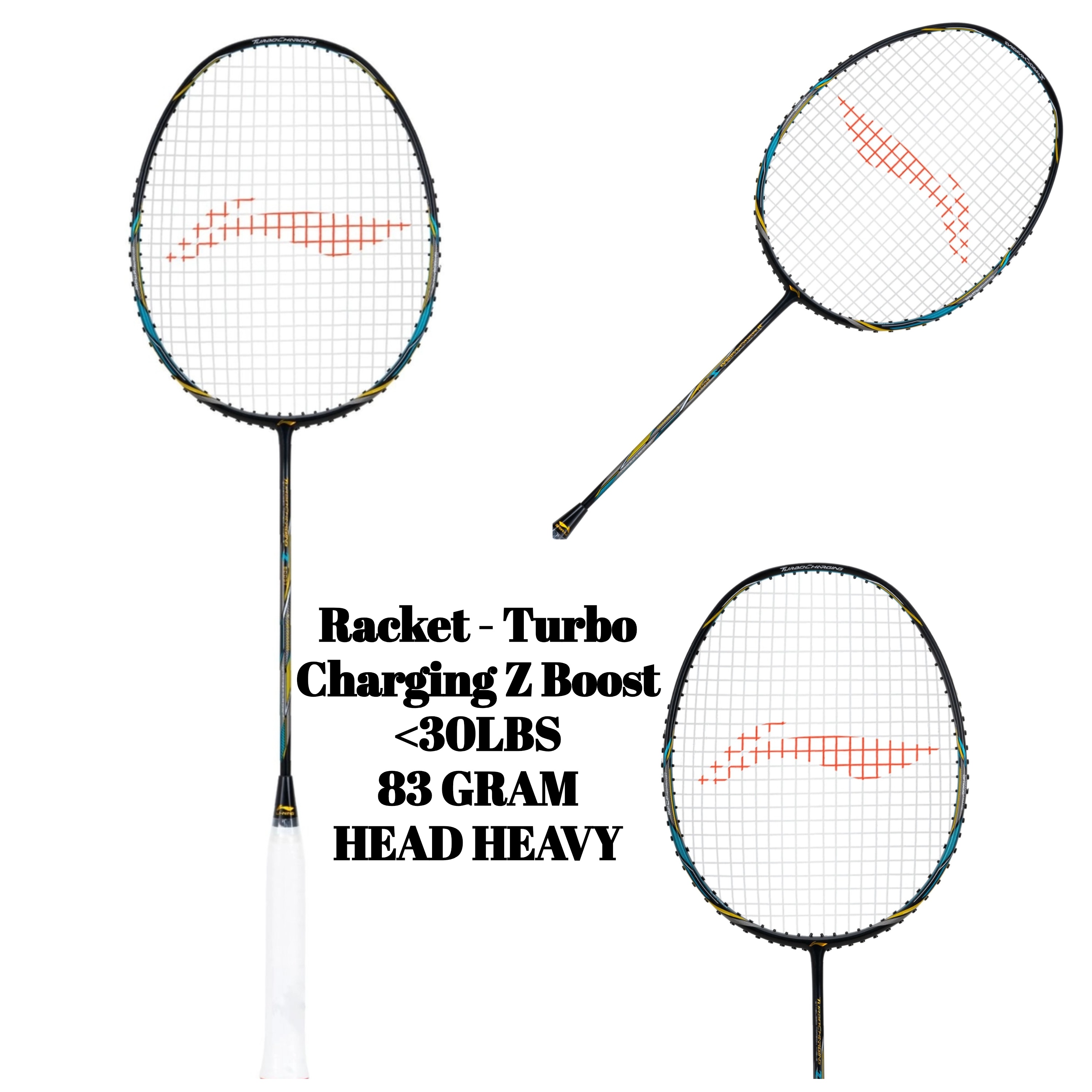 Racket - Turbo Charging Z Boost (Black/Blue/Gold)