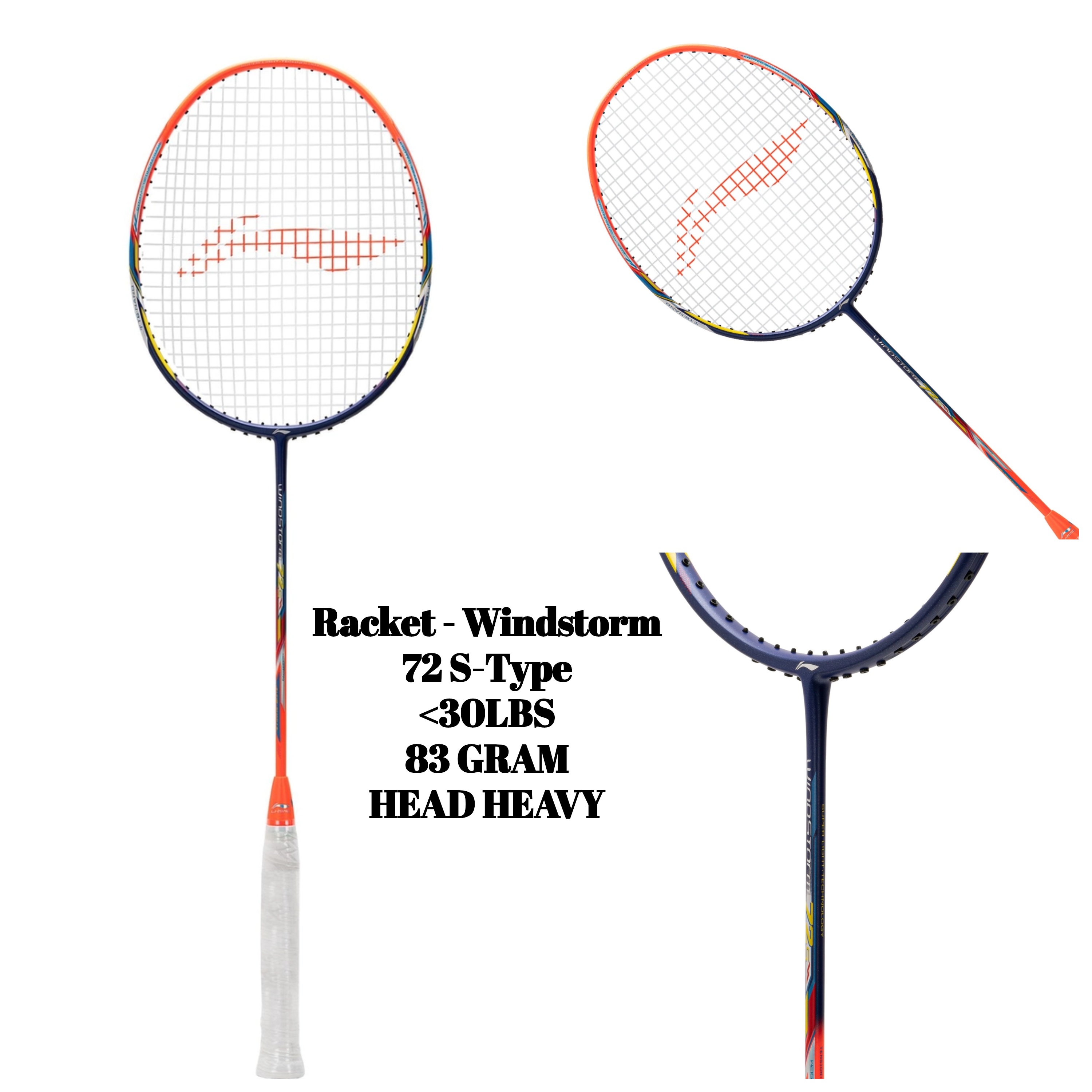 Racket - Windstorm 72 S-Type (Navy/Orange/Yellow)
