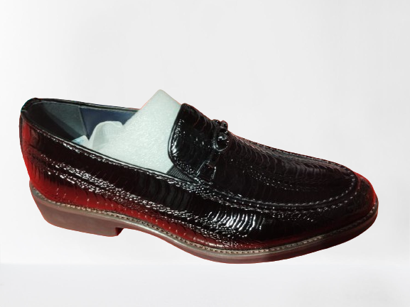 Loafers Leather Shoes For Men  (Black)