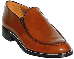 Brown Shaded Leather Loafer Stylish Slip On Shoes