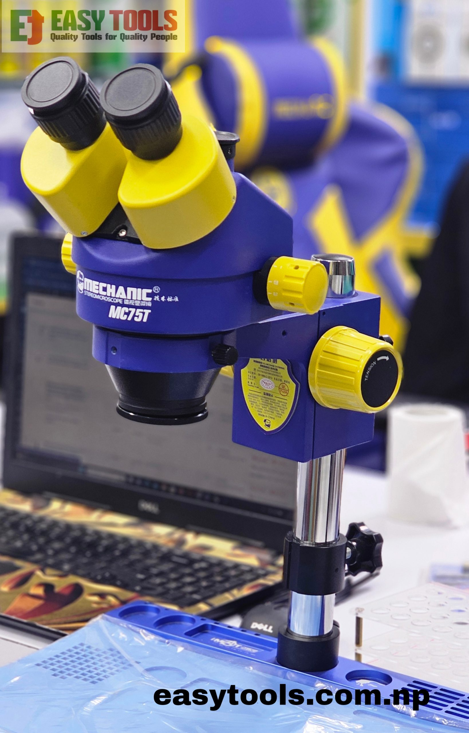 MECHANIC MC75T SUCCESSFUL MICROSCOPE WITH I-MAT BASE, BIG SPACE TO REPAIR MOTHERBOARD