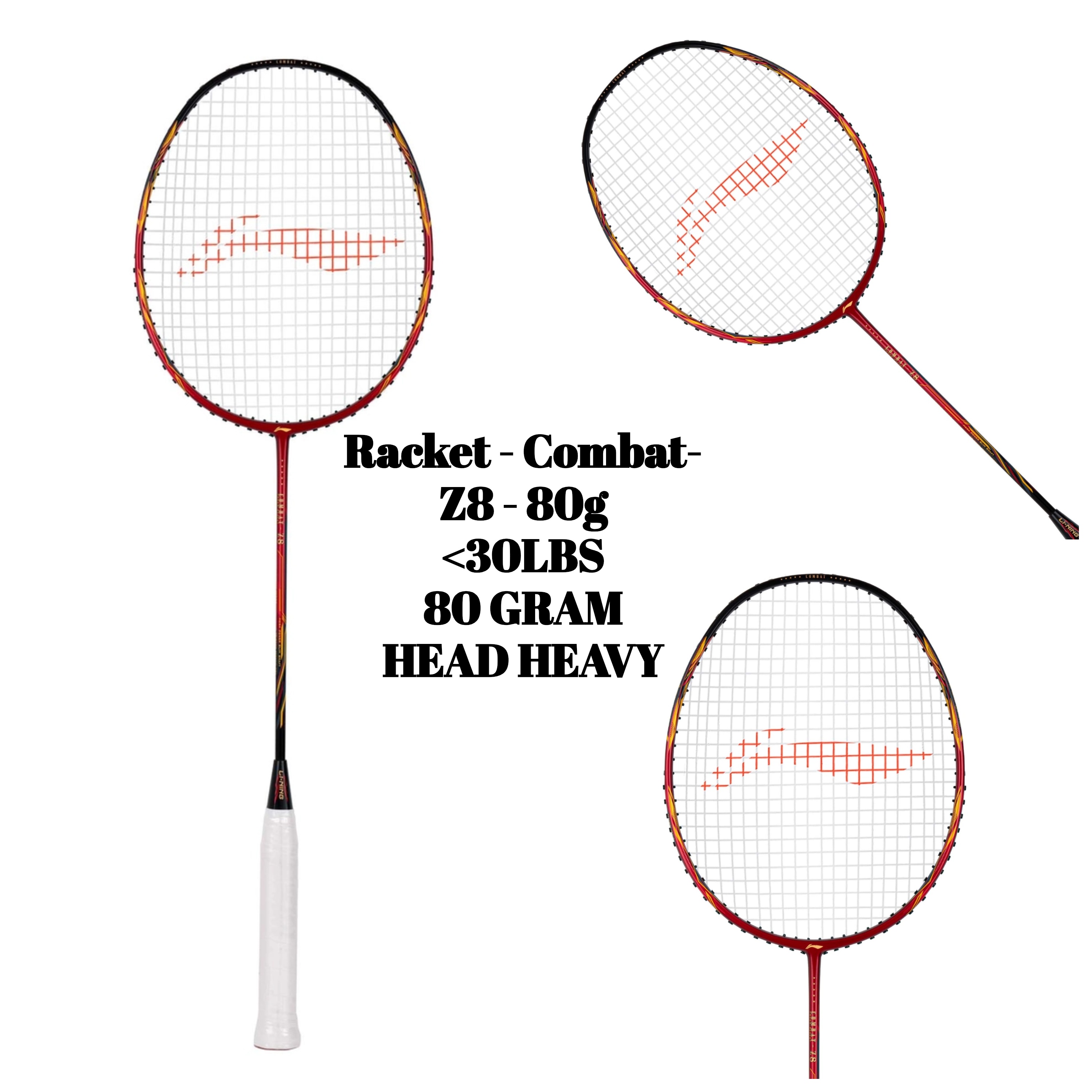 Racket - Combat-Z8 - 80g (Red/Black/Gold)