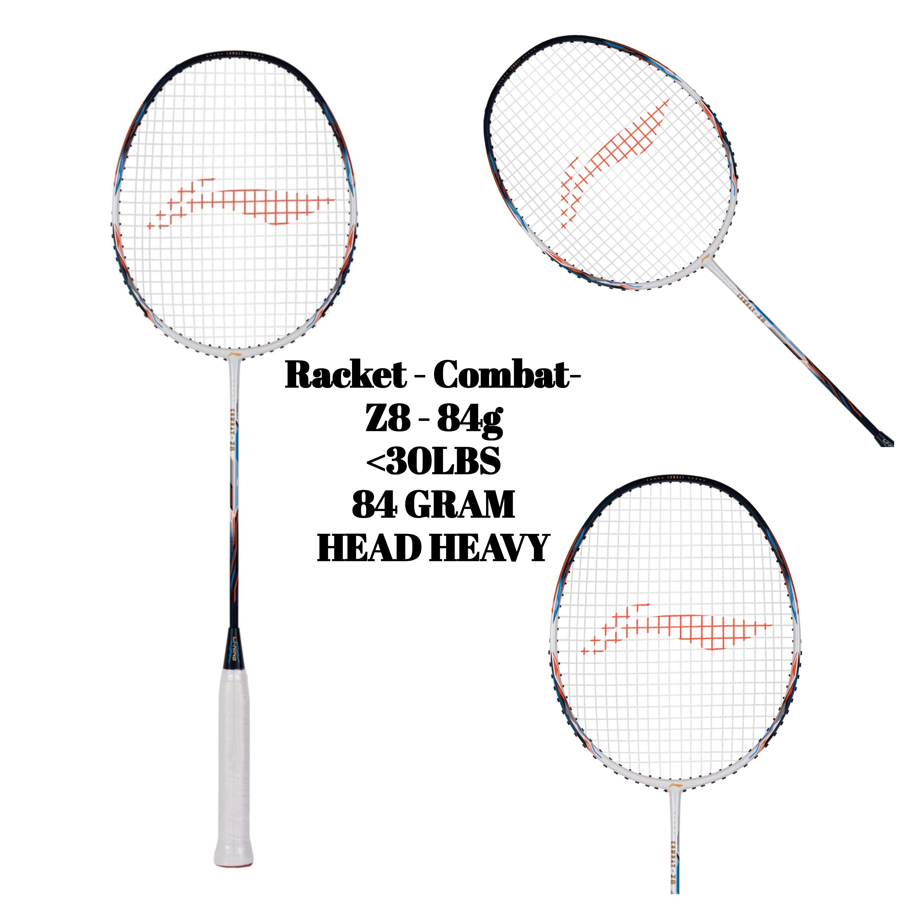 Racket - Combat-Z8 - 84g (White/Navy/Copper)