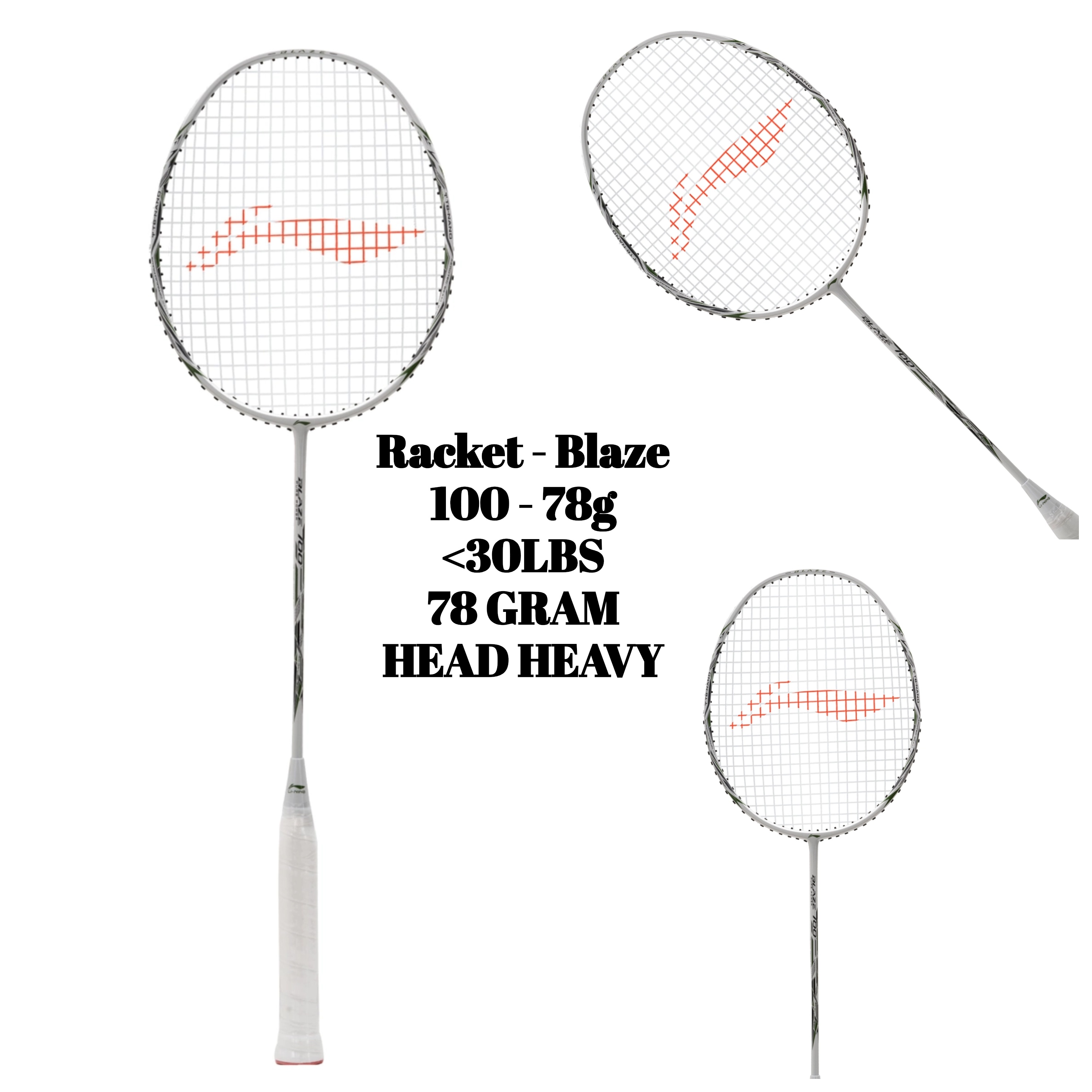 Racket - Blaze 100 - 78g (Pearl White/Black/Emerald)