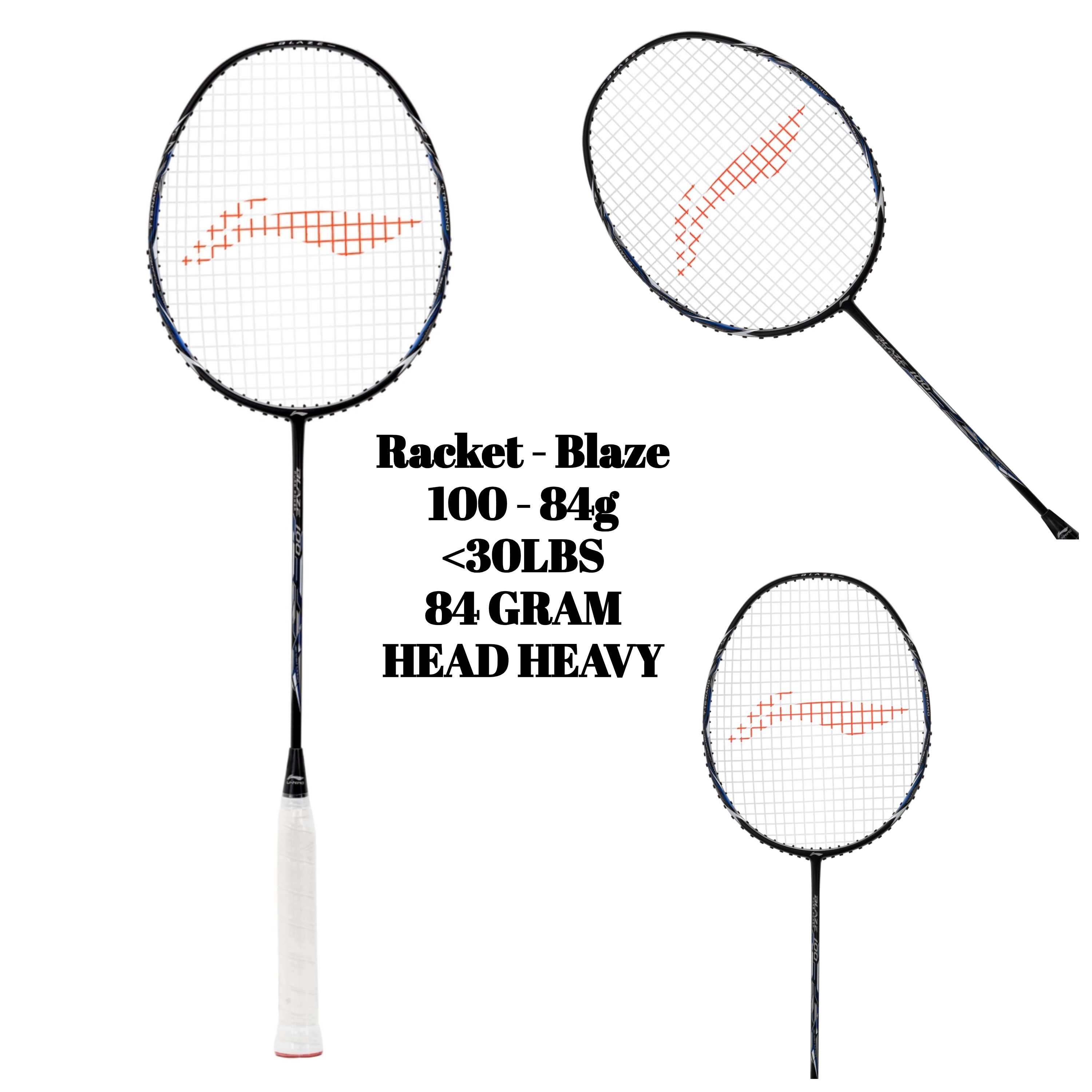 Racket - Blaze 100 - 84g (Black/Silver/Navy)