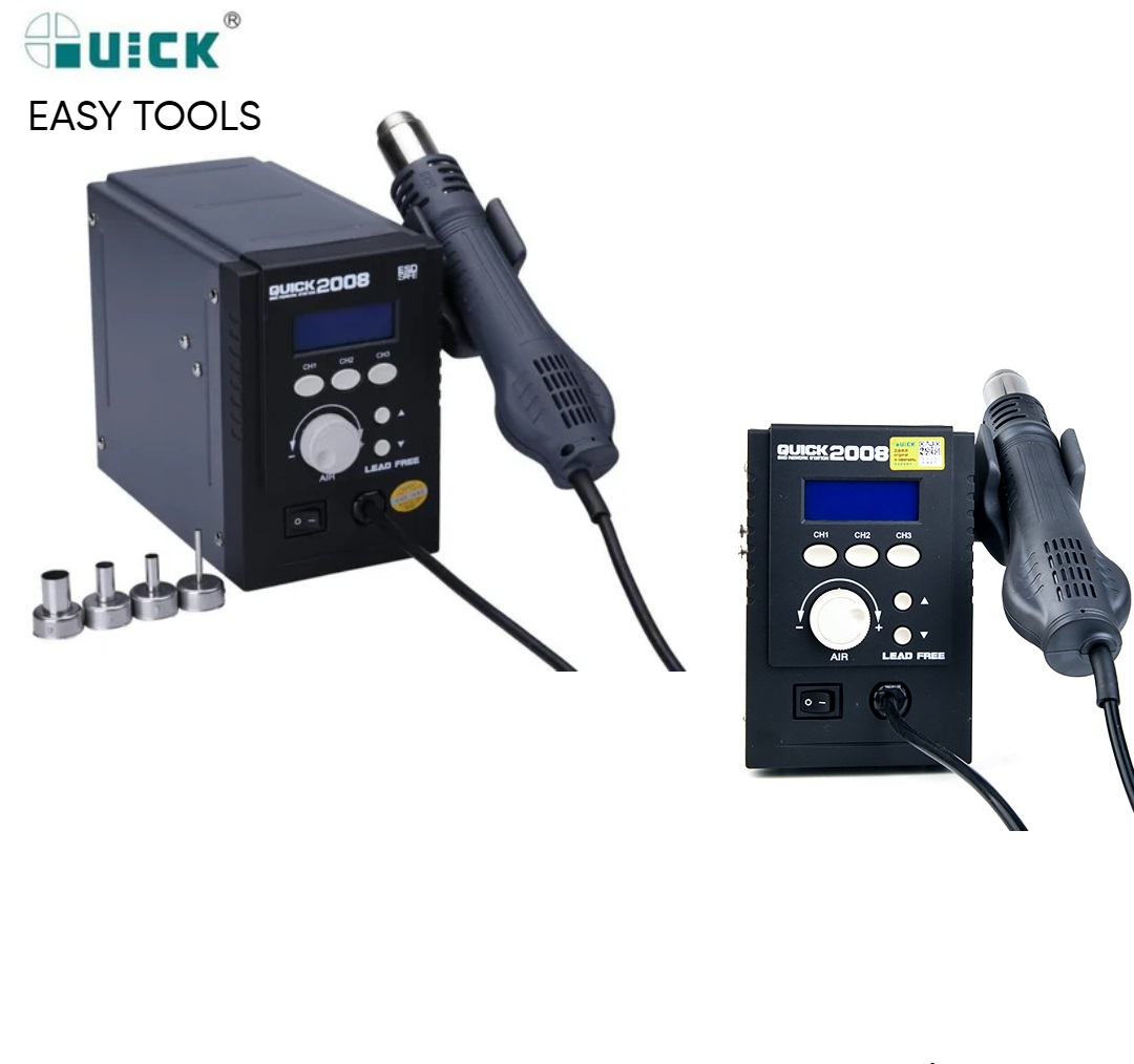 QUICK 2008 ESD Safe Soldering Station SMD Rework Station
