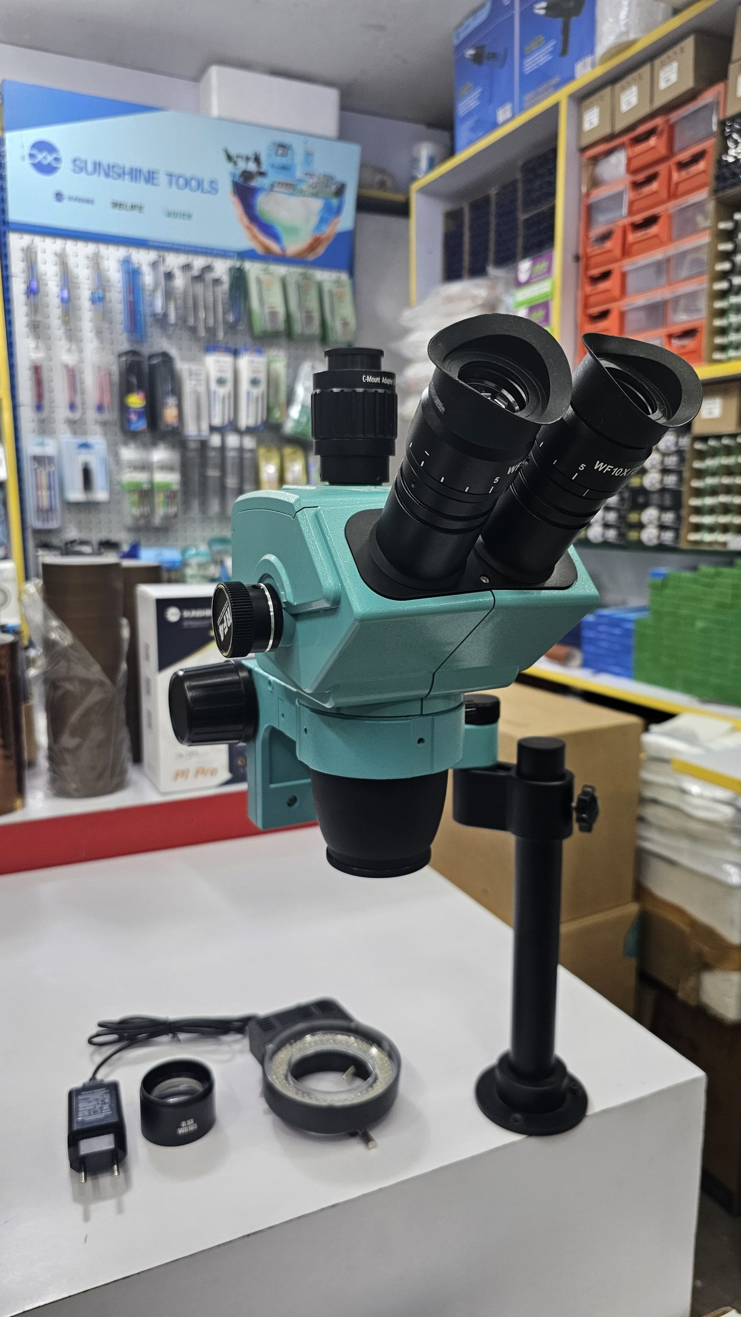 RF4 6565 PRO MICROSCOPE WITH ARM BASE FOR REPAIR
