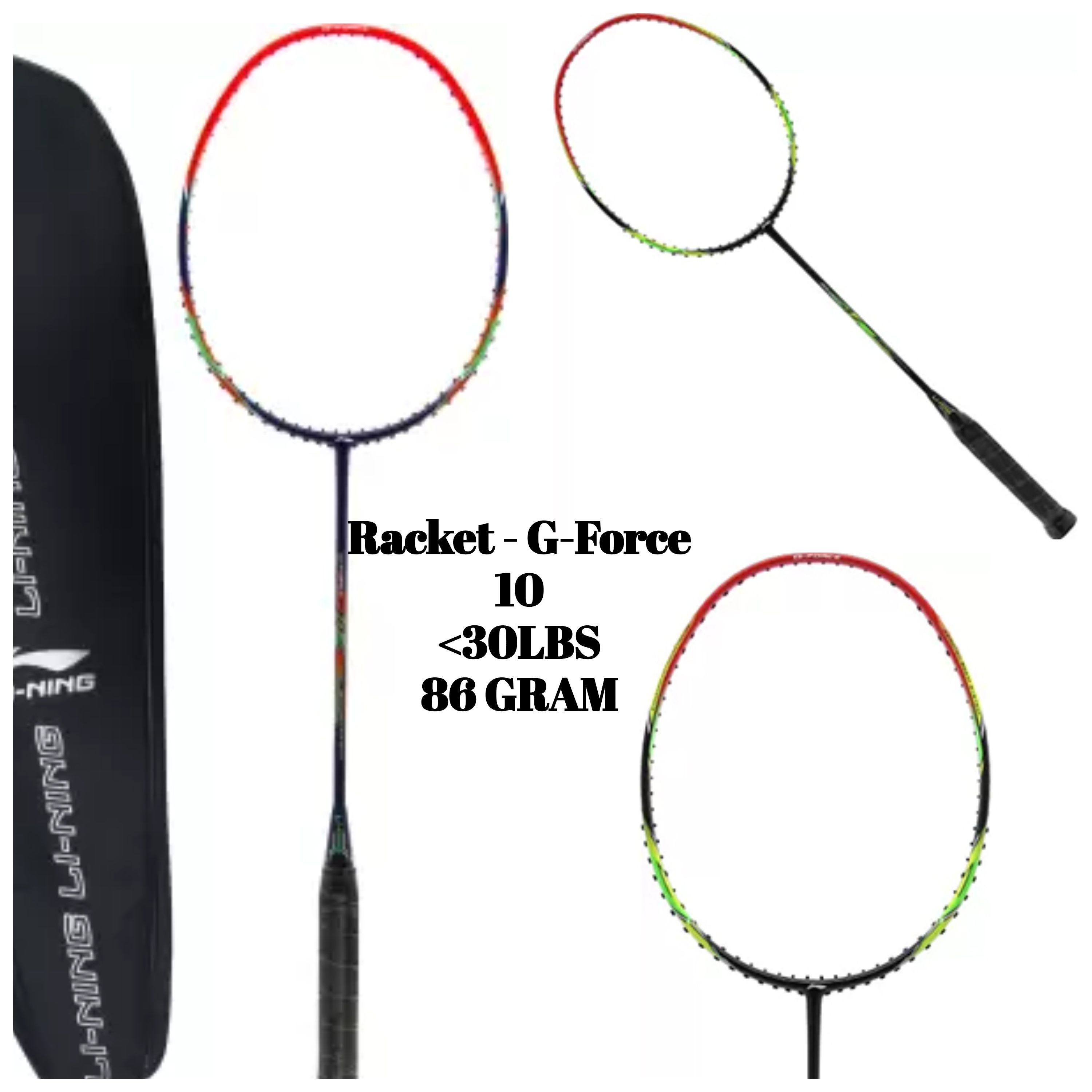 Racket - G-Force 10 (Black/Blue)