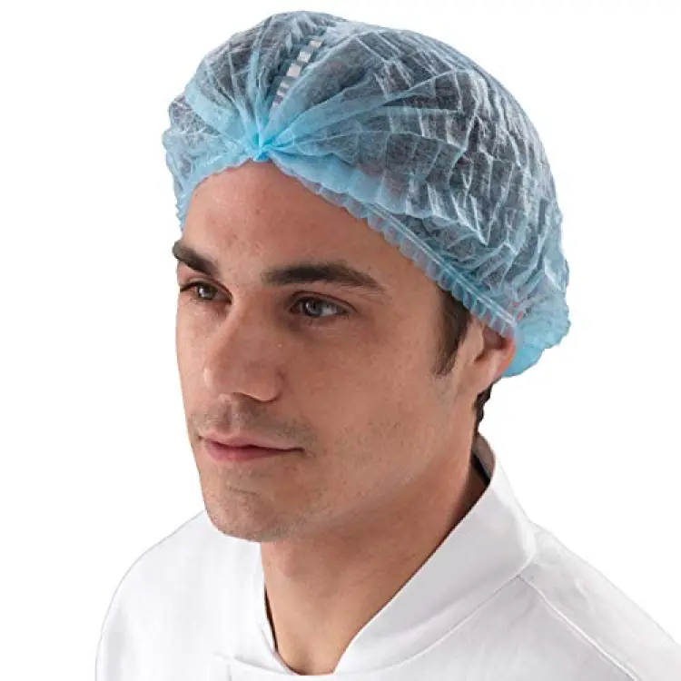 Multiuse Hair Nets Chef Hats Bouffant Caps , Food Service Kitchen Baker Cooking Hair Head Cover Net , Multicolor