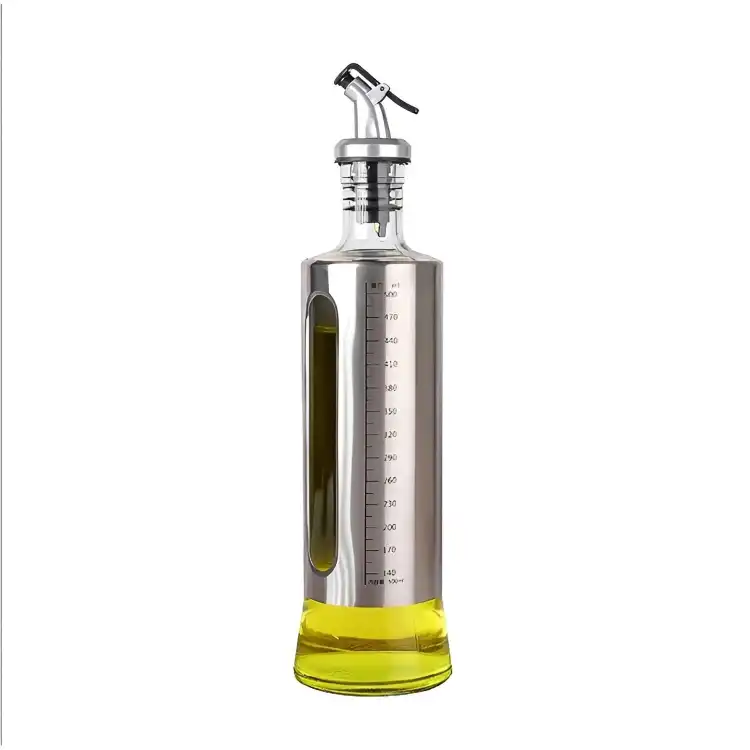 Stainless Steel  Oil Vinegar Sauce Dispenser Bottles- 500ml