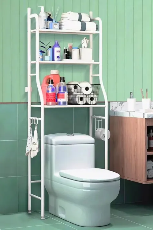 Multifunctional Space Saving Bathroom Storage Rack