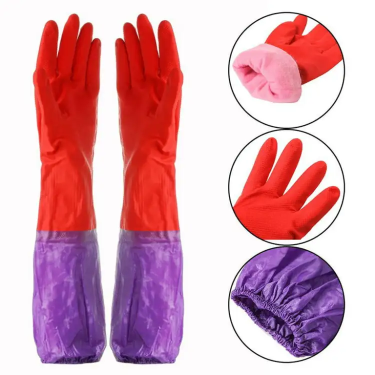 Long Elbow Hand Gloves for Dishwashing