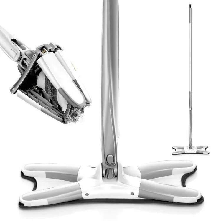 X-Type Microfiber Squeezing Twist Mop