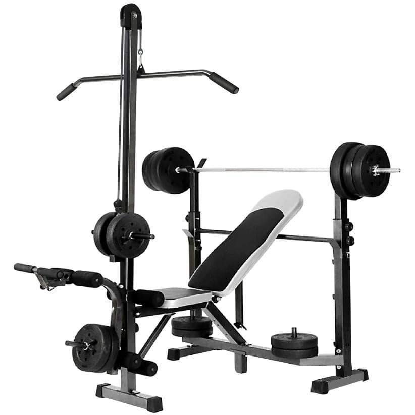 Home Gym Exercise Equipment Fitness Weight Bench Press.