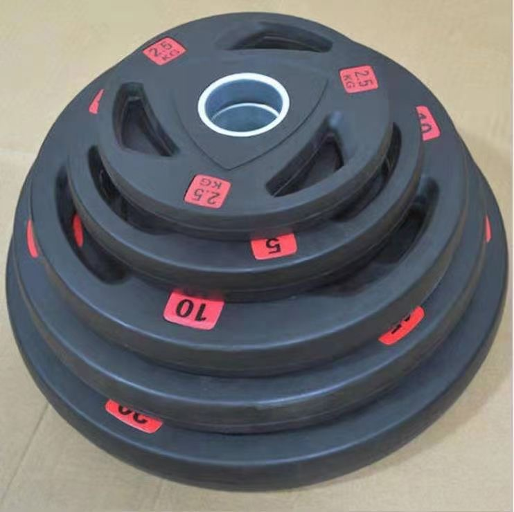 Large Three-hole Barbell Weight Plate