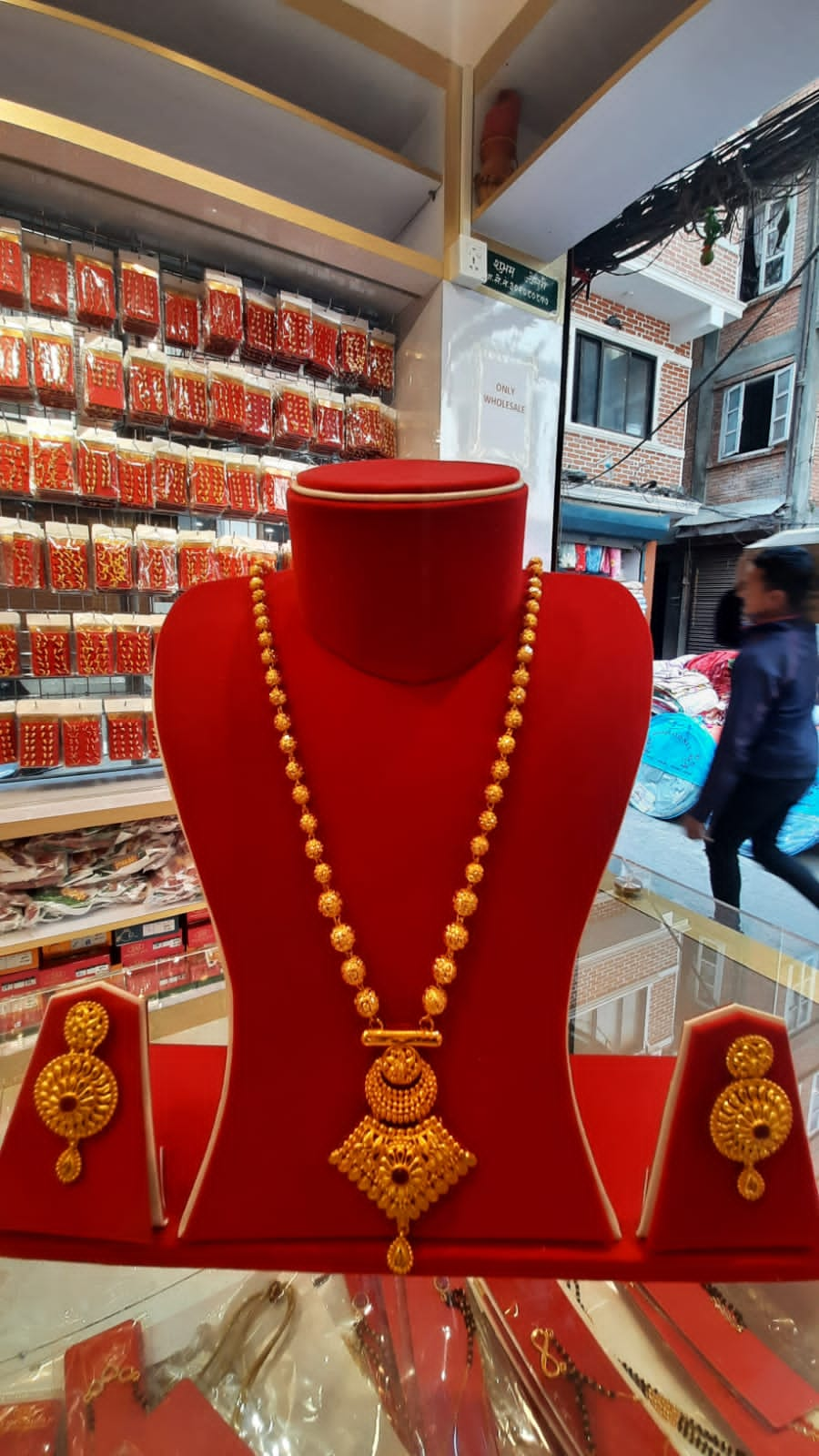 Gold Plated New Desine Long Haar For Women's