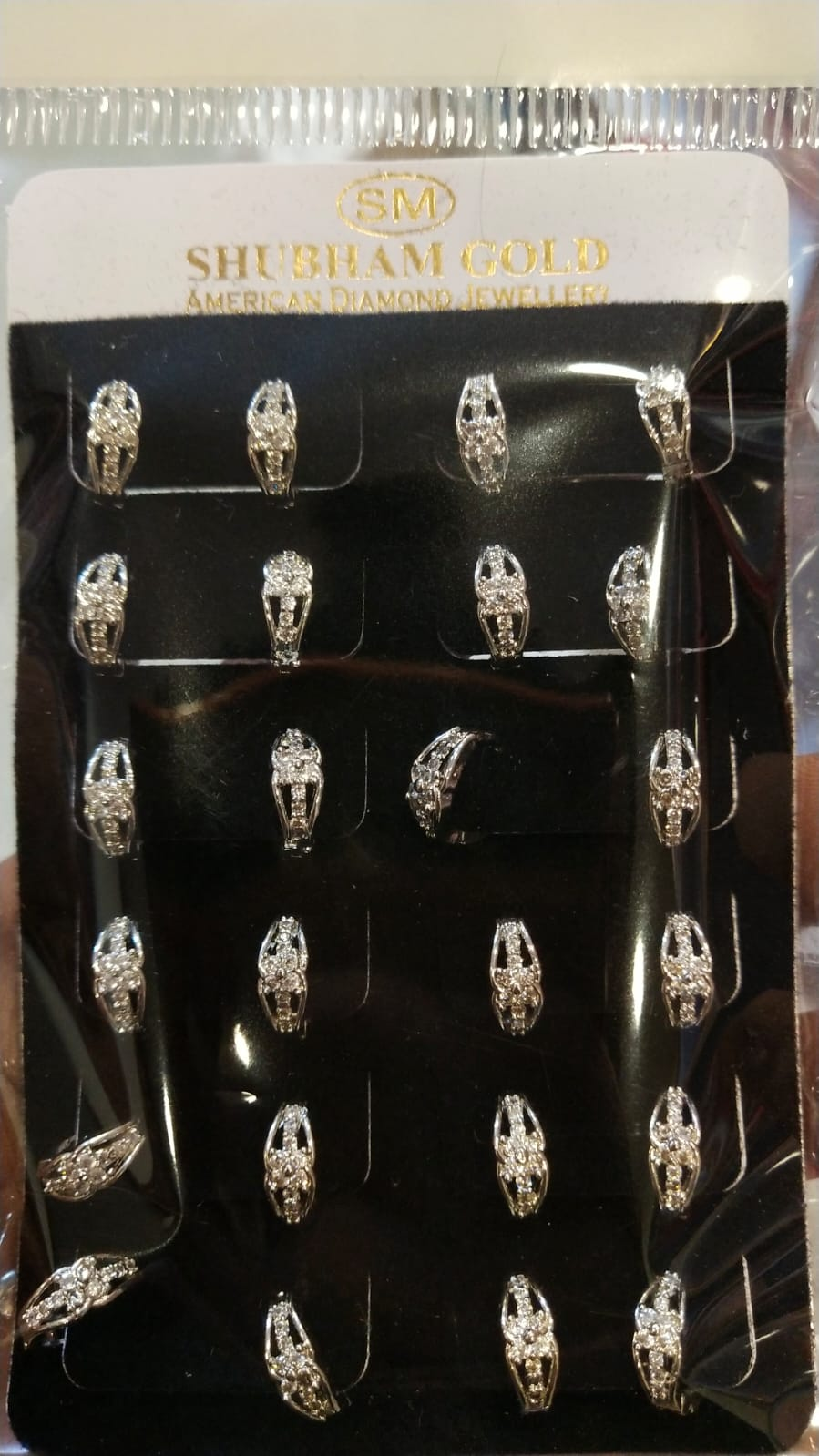 Silver Plated Thumb Earrings For Ladies